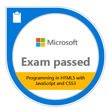 MS: Programming in HTML5 with JavaScript and CSS3