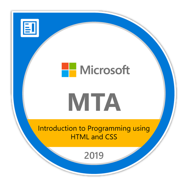 MTA: Introduction to Programming Using HTML and CSS